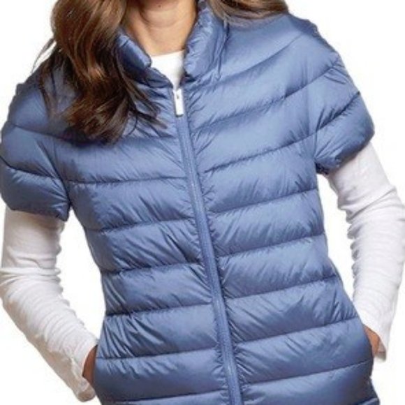 Martha Stewart Puffy Puffer Vest Bayou 